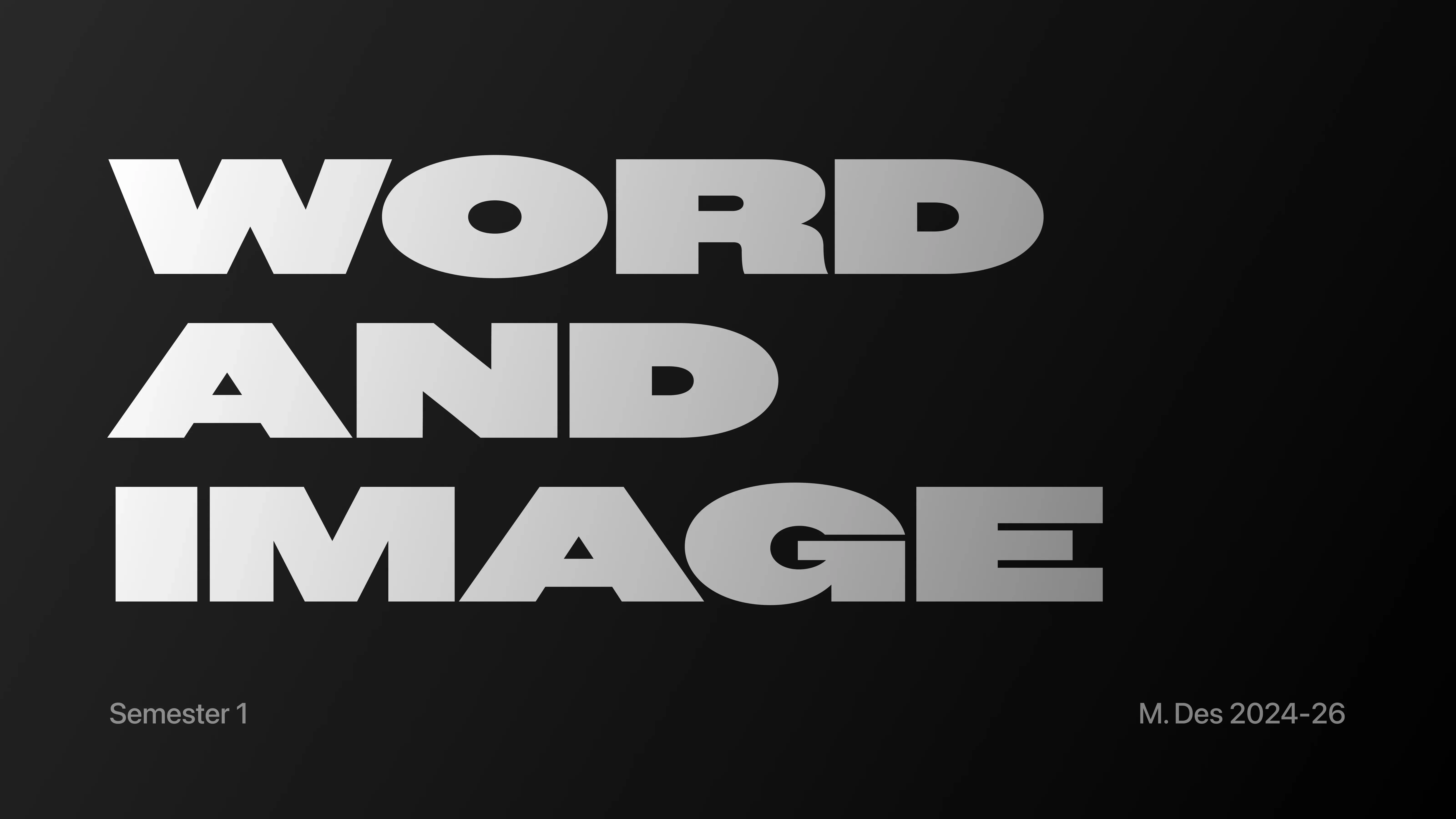 Word and Image