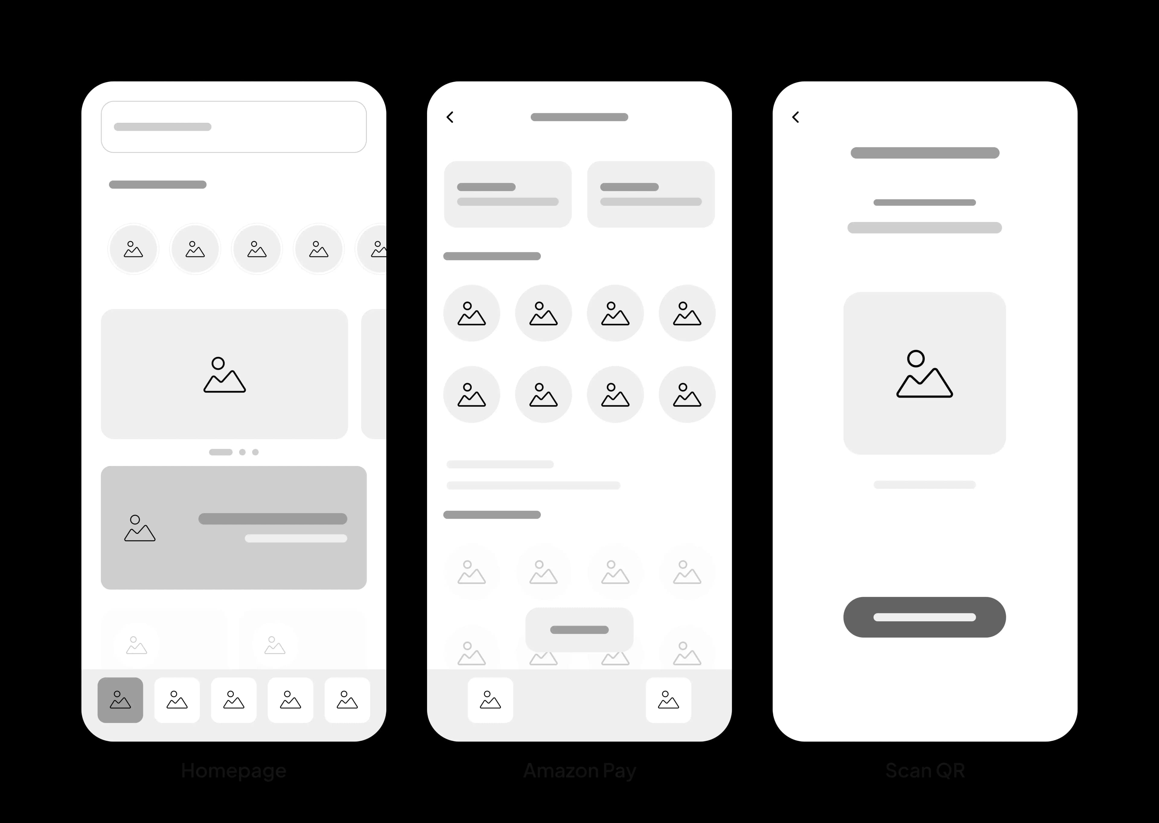 Low Fidelity Wireframes